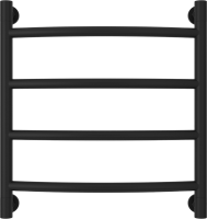 Полотенцесушитель водяной Сунержа Галант + 50x50, черный матовый