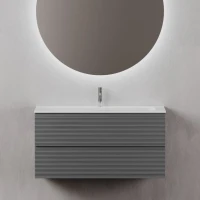 Тумба под раковину Sancos Folk 100 grey soft