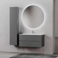 Тумба под раковину Sancos Folk 100 grey soft
