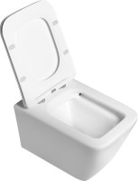 Унитаз подвесной SantiLine SL-5007 безободковый, с микролифтом