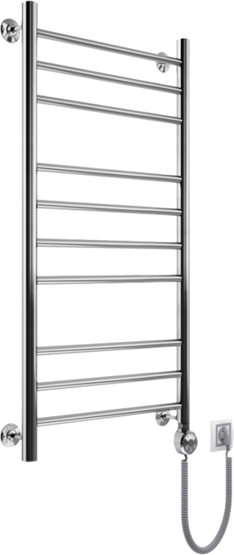 Полотенцесушитель электрический Маргроид Вид 10 10-10050-257R 105x55 см, подключение справа, глянцевый хром, лесенка