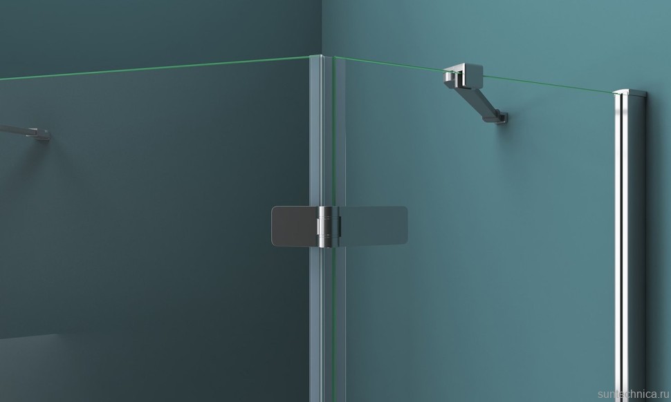Душевой уголок BelBagno Kraft P-1-100-C-Cr L
