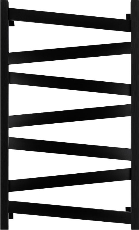 Полотенцесушитель электрический Secado Мирано плюс 105x55 см, подключение справа, матовый черный, лесенка