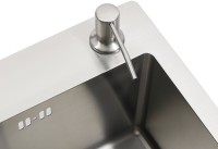 Мойка кухонная Melana ProfLine R5050H в комплекте с дозатором, сатин