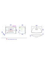 Тумба с раковиной Aqwella 5 stars Neringa 80 подвесная, пепельная роза