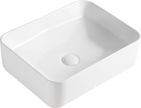 Мебель для ванной комнаты Orange Line 60 подвесная, 2 ящика, матовая белая с раковиной B02-460W