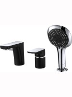 Смеситель на борт ванны D&K Berlin Technische DA1434915 хром, черный