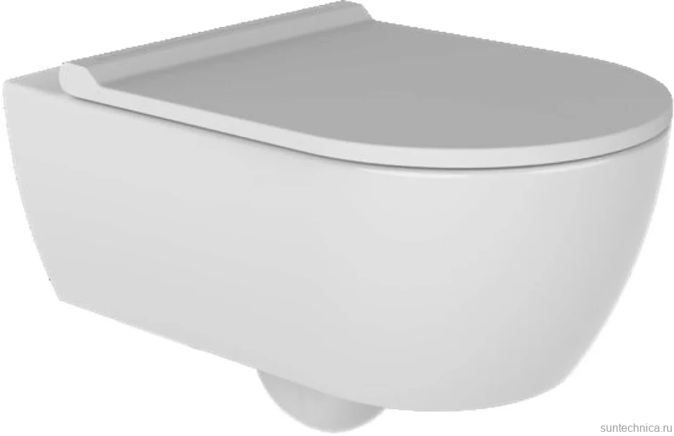 Унитаз подвесной beWash Melville HRKA052N3VP0W5SZ0 с сиденьем микролифт