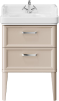 Тумба с раковиной KERAMA MARAZZI Pompei 60 с 2 ящиками, камео бежевая