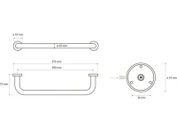 Поручень Bemeta Neo 102307015 Поручень Bemeta Neo 102307015