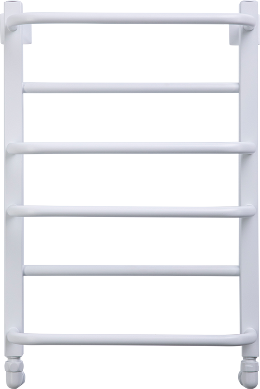 Полотенцесушитель водяной Comfysan Puro-K W-6 60х40 60x45 см, матовый белый, лесенка