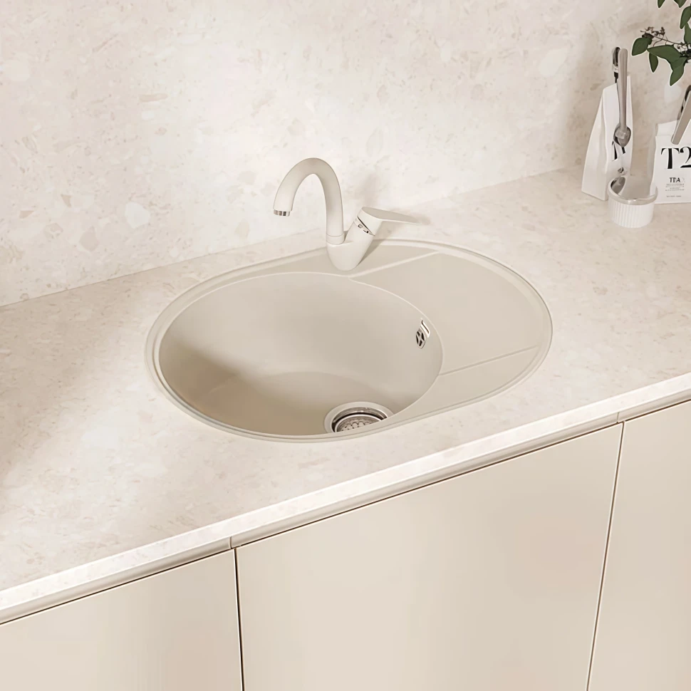 Кухонная мойка Maretti Китчен KT610-BE, бежевый