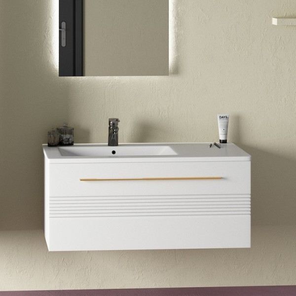 Тумба под раковину Sanvit Соната 1-90 L белая
