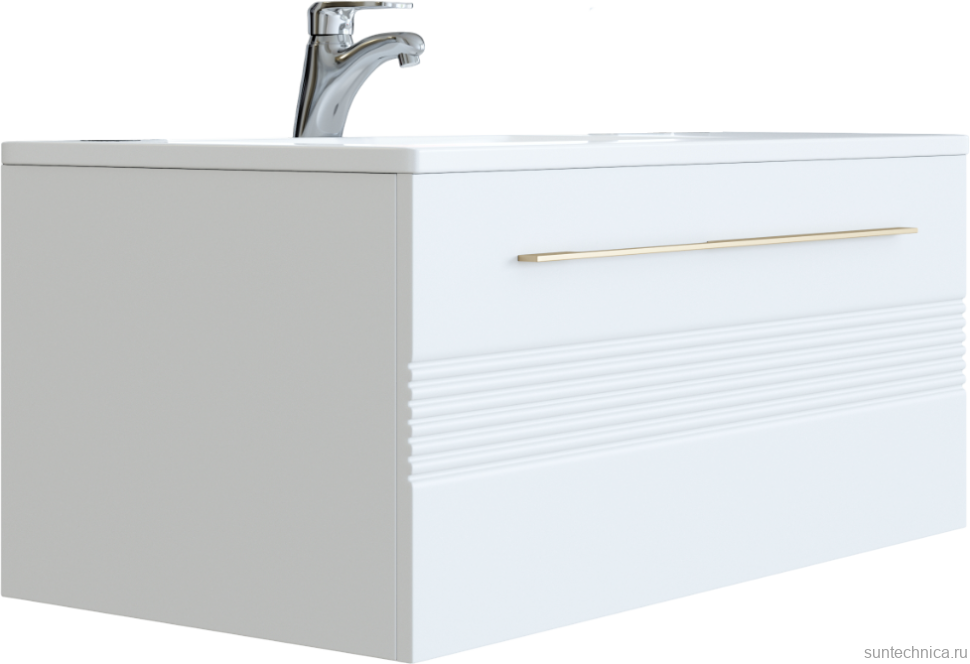 Тумба под раковину Sanvit Соната 1-90 L белая
