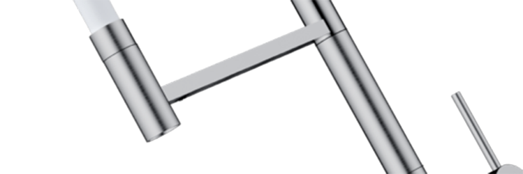 Смеситель для кухни Omoikiri Kanto 2 Plus-SB BN с гибким изливом