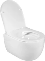 Унитаз подвесной BOND Oval F10-10 безободковый, с микролифтом