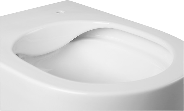 Унитаз подвесной BOND Oval F10-10 безободковый, с микролифтом
