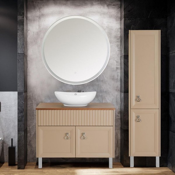 Мебель для ванной комнаты ASB-Woodline Риола 100 капучино