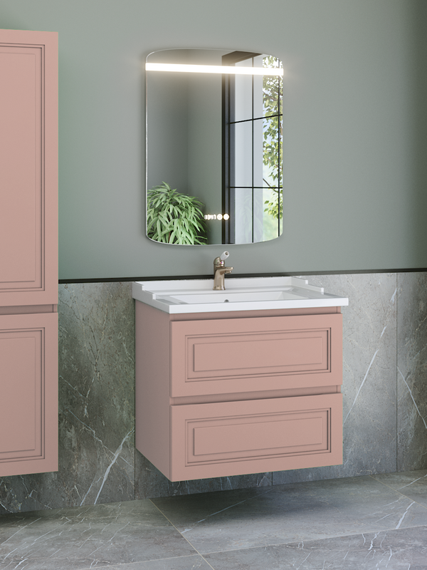 Мебель для ванной комнаты Caprigo Wales 70 пудра