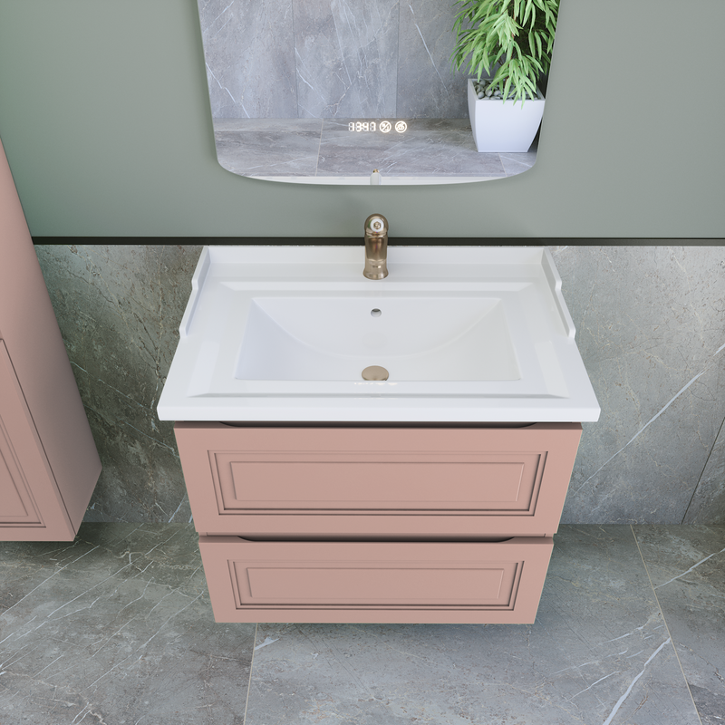 Мебель для ванной комнаты Caprigo Wales 70 пудра