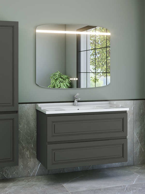 Мебель для ванной комнаты Caprigo Wales 100 графит