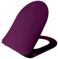 Унитаз подвесной Creavit Free FE322-11BR00E-0000 безободковый, берри