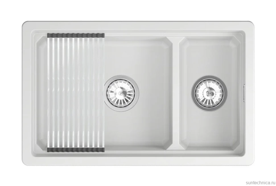 Мойка кухонная Granula Kitchen Space 7304iU арктик