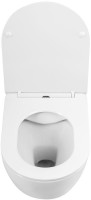 Унитаз подвесной Art&Max Sanremo AM026CHR/SC безободковый, с микролифтом, белый