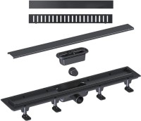 Душевой трап Good Door ТЛ00028 64,5x5,3 см, черный