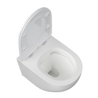 Унитаз подвесной Berges Okus Rimless 081127 белый, с микролифтом