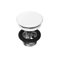 Донный клапан для раковины KERAMA MARAZZI DRR.2/WHT белый глянцевый Донный клапан для раковины KERAMA MARAZZI DRR.2/WHT белый глянцевый