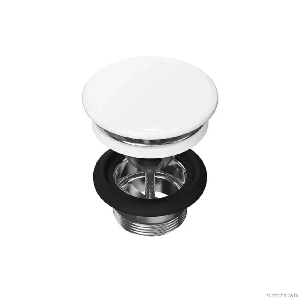 Донный клапан для раковины KERAMA MARAZZI DRR.2/WHT белый глянцевый