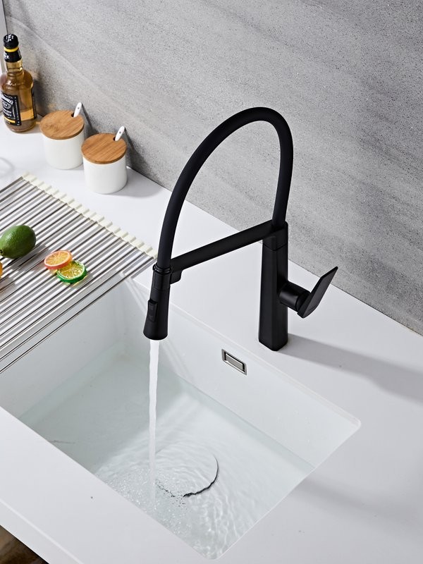 Смеситель для кухни Haiba HB73827-7 черный