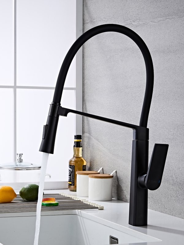Смеситель для кухни Haiba HB73827-7 черный