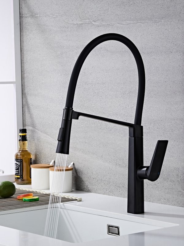 Смеситель для кухни Haiba HB73827-7 черный