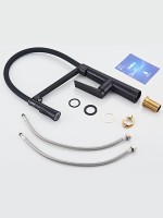 Смеситель для кухни Haiba HB73827-7 черный