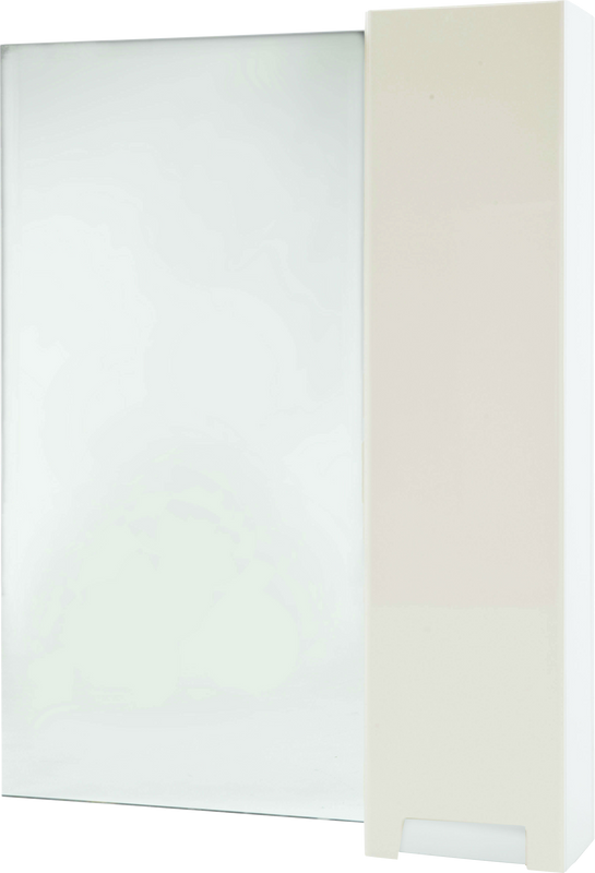 Зеркало Bellezza Пегас R 70 бежевое