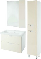 Зеркало Bellezza Пегас R 70 бежевое