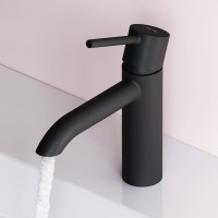 Смеситель для раковины AM.PM Libre F6002222 матовый черный