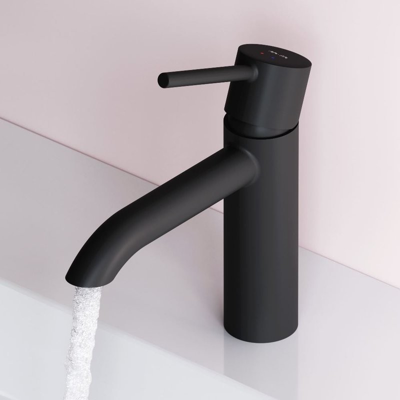 Смеситель для раковины AM.PM Libre F6002222 матовый черный