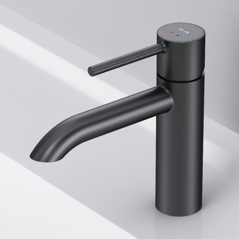 Смеситель для раковины AM.PM Libre F6002222 матовый черный