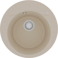 Комплект Мойка Lemark Sula 500 9910002 бежевая + Смеситель Linara LM0405PBG бежевый