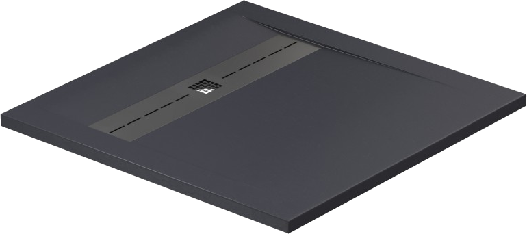Поддон для душа Allen Brau Infinity 90х90 см, антрацит