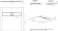 Поддон для душа Allen Brau Infinity 90х90 см, антрацит
