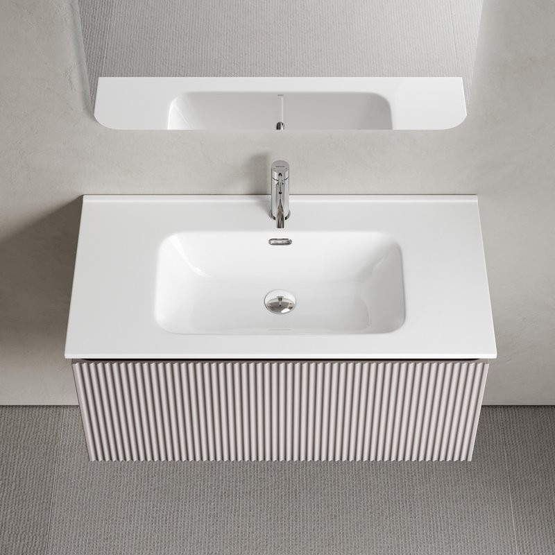 Тумба с раковиной Sancos Snob R 1.0 90 doha soft