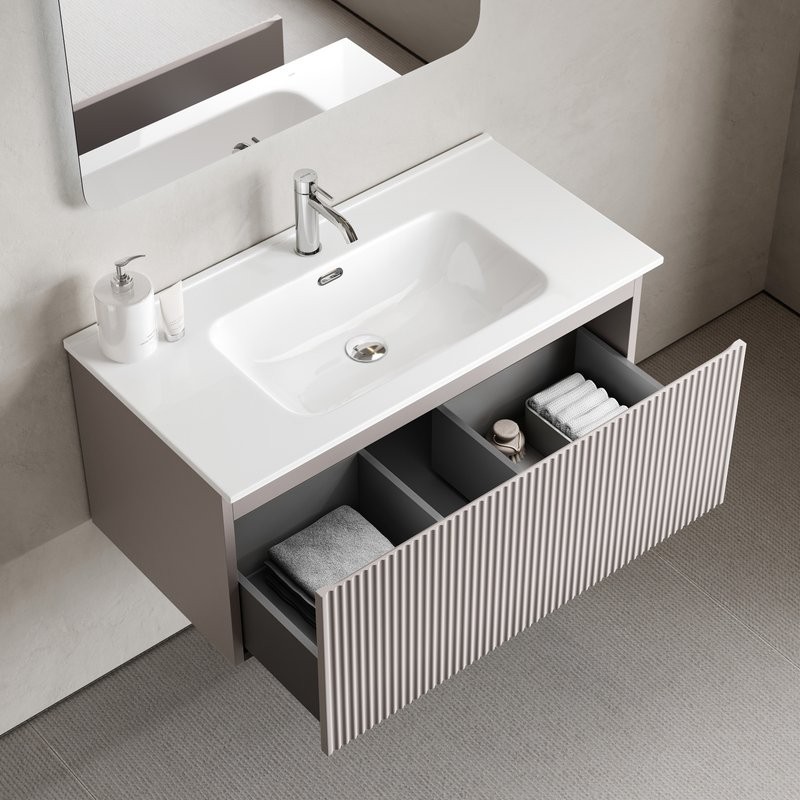 Тумба с раковиной Sancos Snob R 1.0 90 doha soft