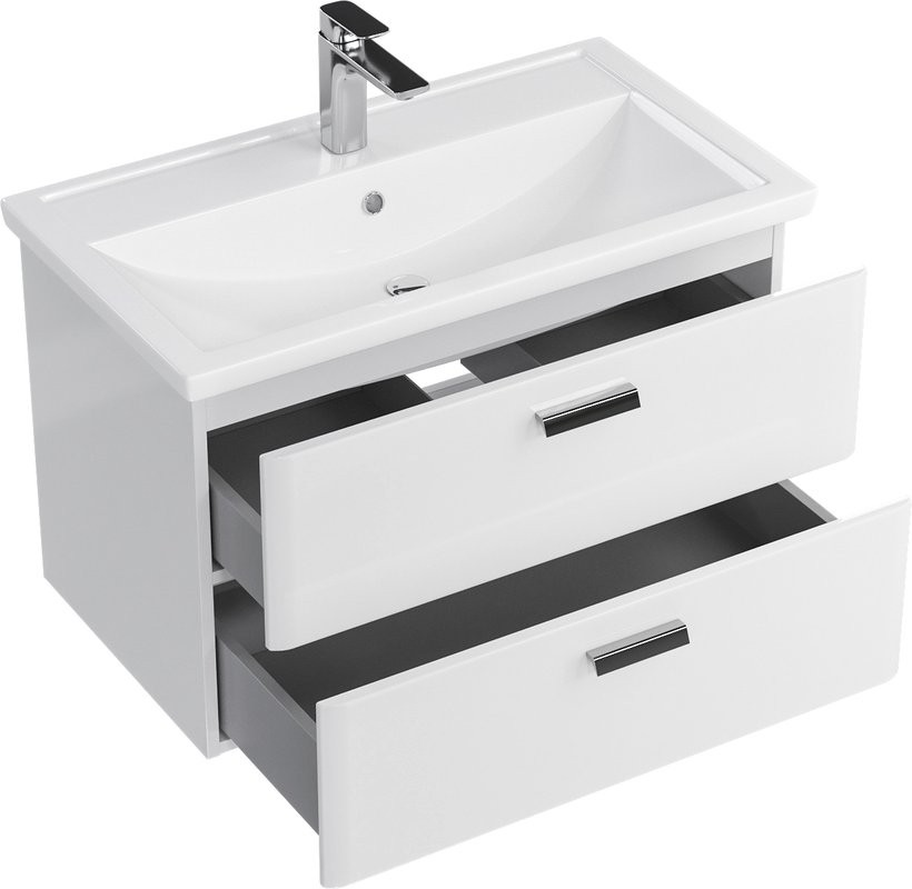 Тумба с раковиной SanStar Gretta 80 подвесная