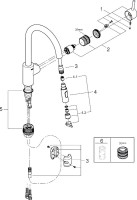 Смеситель для кухни Grohe Concetto 31483002 хром