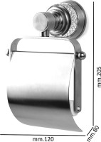 Держатель туалетной бумаги Boheme Aura 10241-CR chrome