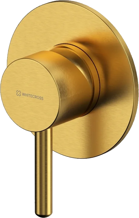 Смеситель для раковины WHITECROSS Y YSET03GLB С ВНУТРЕННЕЙ ЧАСТЬЮ, брашированное золото